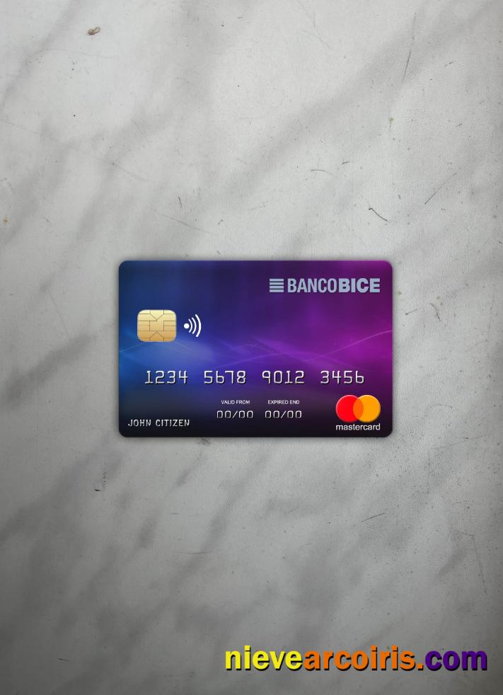 Chile BICE bank mastercard photolook